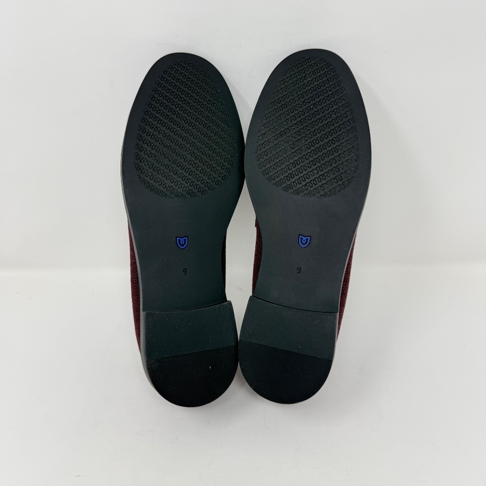 New Rothy's The ReVelvet Penny Loafer Revelvet Syrah Sz 9 - Picture 11 of 13